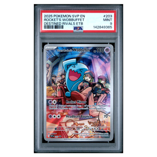 [PSA 9] Team Rocket's Wobbuffet (203)